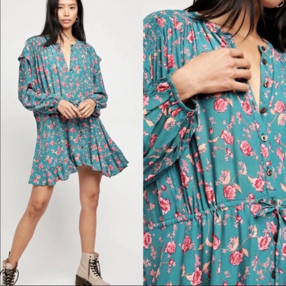 🦋Free People Flower Fields dress S - Picture 8 of 11